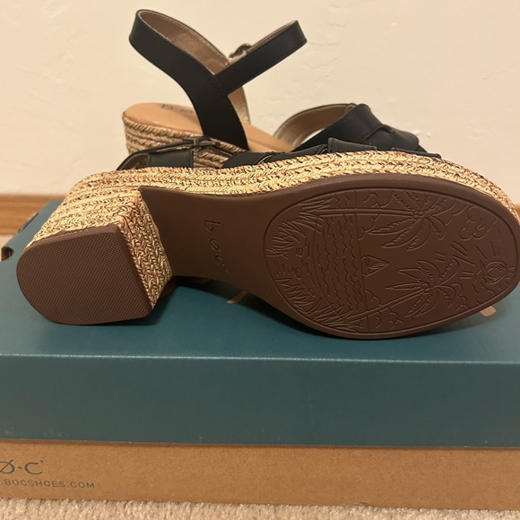 B.o.c Born Melodie Espadrille Sandals Black Size 8. Brand New! - Picture 4 of 6